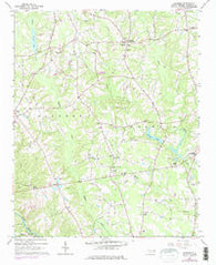 Flowers North Carolina Historical topographic map, 1:24000 scale, 7.5 X 7.5 Minute, Year 1964