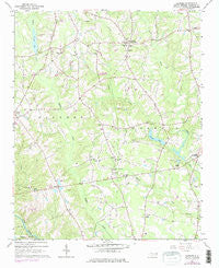 Flowers North Carolina Historical topographic map, 1:24000 scale, 7.5 X 7.5 Minute, Year 1964