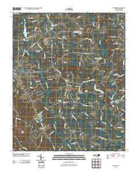 Flowers North Carolina Historical topographic map, 1:24000 scale, 7.5 X 7.5 Minute, Year 2010