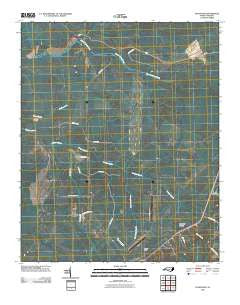 Folkstone North Carolina Historical topographic map, 1:24000 scale, 7.5 X 7.5 Minute, Year 2010