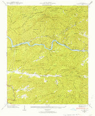 Fontana North Carolina Historical topographic map, 1:24000 scale, 7.5 X 7.5 Minute, Year 1940