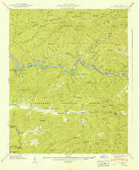 Fontana North Carolina Historical topographic map, 1:24000 scale, 7.5 X 7.5 Minute, Year 1941