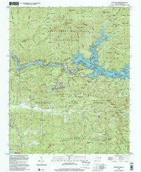Fontana Dam North Carolina Historical topographic map, 1:24000 scale, 7.5 X 7.5 Minute, Year 2000