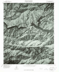 Fontana Dam North Carolina Historical topographic map, 1:24000 scale, 7.5 X 7.5 Minute, Year 1976
