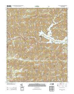 Fontana Dam North Carolina Historical topographic map, 1:24000 scale, 7.5 X 7.5 Minute, Year 2013