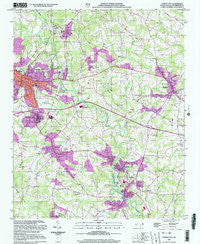 Forest City North Carolina Historical topographic map, 1:24000 scale, 7.5 X 7.5 Minute, Year 2002