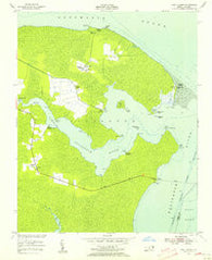 Fort Landing North Carolina Historical topographic map, 1:24000 scale, 7.5 X 7.5 Minute, Year 1953