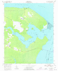 Fort Landing North Carolina Historical topographic map, 1:24000 scale, 7.5 X 7.5 Minute, Year 1953