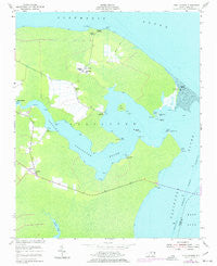 Fort Landing North Carolina Historical topographic map, 1:24000 scale, 7.5 X 7.5 Minute, Year 1953