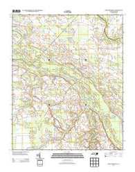 Fort Barnwell North Carolina Historical topographic map, 1:24000 scale, 7.5 X 7.5 Minute, Year 2013