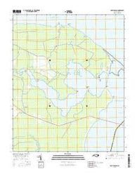 Fort Landing North Carolina Current topographic map, 1:24000 scale, 7.5 X 7.5 Minute, Year 2016