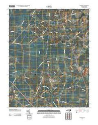 Fountain North Carolina Historical topographic map, 1:24000 scale, 7.5 X 7.5 Minute, Year 2010