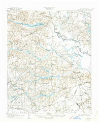 Four Oaks North Carolina Historical topographic map, 1:62500 scale, 15 X 15 Minute, Year 1908
