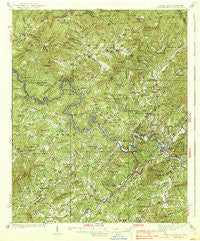 Fowler Bend North Carolina Historical topographic map, 1:62500 scale, 15 X 15 Minute, Year 1938