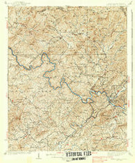 Fowler Bend North Carolina Historical topographic map, 1:62500 scale, 15 X 15 Minute, Year 1938