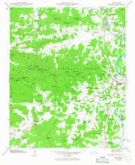 Franklin North Carolina Historical topographic map, 1:24000 scale, 7.5 X 7.5 Minute, Year 1946