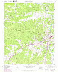 Franklin North Carolina Historical topographic map, 1:24000 scale, 7.5 X 7.5 Minute, Year 1946