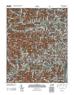 Franklin North Carolina Historical topographic map, 1:24000 scale, 7.5 X 7.5 Minute, Year 2011