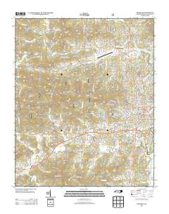 Franklin North Carolina Historical topographic map, 1:24000 scale, 7.5 X 7.5 Minute, Year 2013
