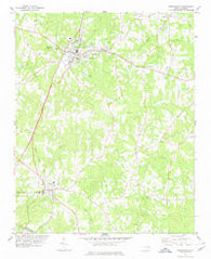 Franklinton North Carolina Historical topographic map, 1:24000 scale, 7.5 X 7.5 Minute, Year 1978