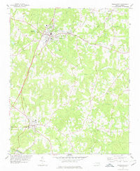 Franklinton North Carolina Historical topographic map, 1:24000 scale, 7.5 X 7.5 Minute, Year 1978