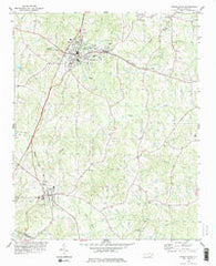 Franklinton North Carolina Historical topographic map, 1:24000 scale, 7.5 X 7.5 Minute, Year 1978