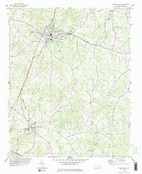 Franklinton North Carolina Historical topographic map, 1:24000 scale, 7.5 X 7.5 Minute, Year 1978