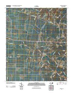 Freeman North Carolina Historical topographic map, 1:24000 scale, 7.5 X 7.5 Minute, Year 2011