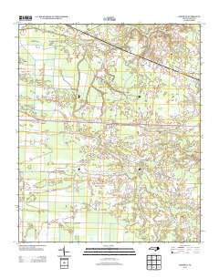 Freeman North Carolina Historical topographic map, 1:24000 scale, 7.5 X 7.5 Minute, Year 2013