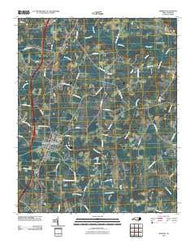 Fremont North Carolina Historical topographic map, 1:24000 scale, 7.5 X 7.5 Minute, Year 2010