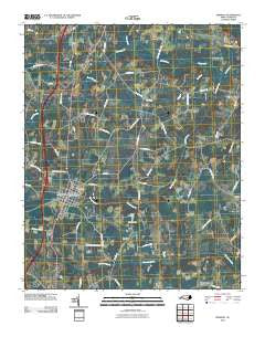 Fremont North Carolina Historical topographic map, 1:24000 scale, 7.5 X 7.5 Minute, Year 2010