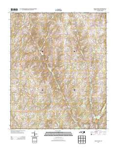 Frog Pond North Carolina Historical topographic map, 1:24000 scale, 7.5 X 7.5 Minute, Year 2013