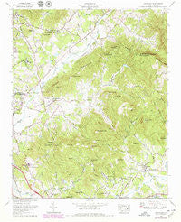 Fruitland North Carolina Historical topographic map, 1:24000 scale, 7.5 X 7.5 Minute, Year 1965