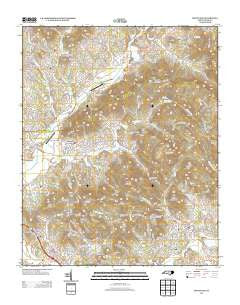 Fruitland North Carolina Historical topographic map, 1:24000 scale, 7.5 X 7.5 Minute, Year 2013