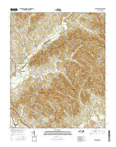 Fruitland North Carolina Current topographic map, 1:24000 scale, 7.5 X 7.5 Minute, Year 2016