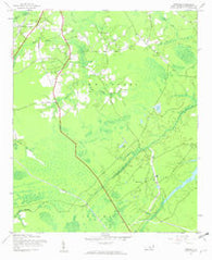 Funston North Carolina Historical topographic map, 1:24000 scale, 7.5 X 7.5 Minute, Year 1943