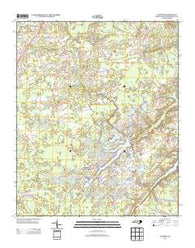 Funston North Carolina Historical topographic map, 1:24000 scale, 7.5 X 7.5 Minute, Year 2013