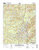 Funston North Carolina Current topographic map, 1:24000 scale, 7.5 X 7.5 Minute, Year 2016