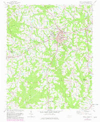 Fuquay-Varina North Carolina Historical topographic map, 1:24000 scale, 7.5 X 7.5 Minute, Year 1974