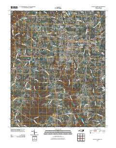 Fuquay-Varina North Carolina Historical topographic map, 1:24000 scale, 7.5 X 7.5 Minute, Year 2010