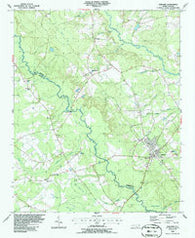 Garland North Carolina Historical topographic map, 1:24000 scale, 7.5 X 7.5 Minute, Year 1986