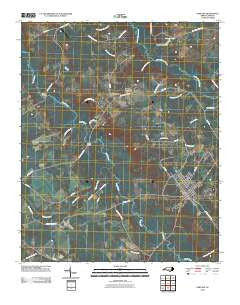 Garland North Carolina Historical topographic map, 1:24000 scale, 7.5 X 7.5 Minute, Year 2010