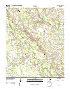 Garland North Carolina Historical topographic map, 1:24000 scale, 7.5 X 7.5 Minute, Year 2013