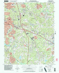 Garner North Carolina Historical topographic map, 1:24000 scale, 7.5 X 7.5 Minute, Year 2002