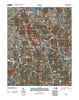 Garner North Carolina Historical topographic map, 1:24000 scale, 7.5 X 7.5 Minute, Year 2010