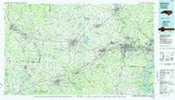 Gastonia North Carolina Historical topographic map, 1:100000 scale, 30 X 60 Minute, Year 1986