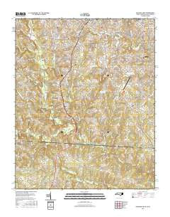 Gastonia South North Carolina Current topographic map, 1:24000 scale, 7.5 X 7.5 Minute, Year 2016