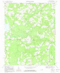 Gates North Carolina Historical topographic map, 1:24000 scale, 7.5 X 7.5 Minute, Year 1967