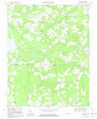Gates North Carolina Historical topographic map, 1:24000 scale, 7.5 X 7.5 Minute, Year 1967