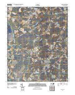 Gates North Carolina Historical topographic map, 1:24000 scale, 7.5 X 7.5 Minute, Year 2010